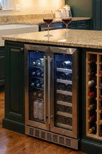 Empava EMPV-BR07D 24" Dual Zone Wine & Beverage Cooler