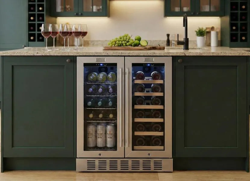 Empava EMPV-BR07D 24" Dual Zone Wine & Beverage Cooler