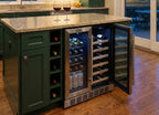 Empava EMPV-BR07D 24" Dual Zone Wine & Beverage Cooler