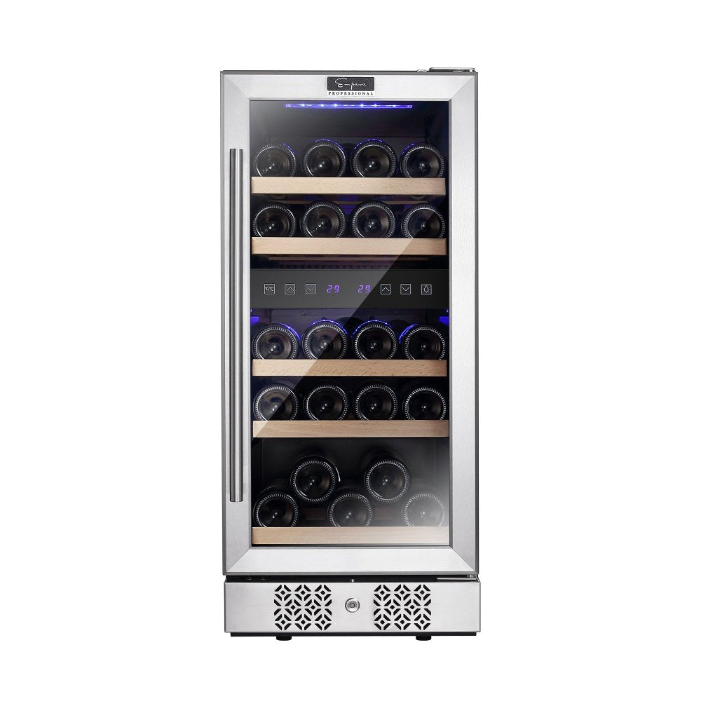 Empava Wine Fridge 15" Dual Zone Compact Small EMPV-WC02D