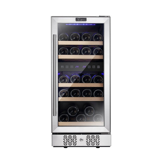 Empava Wine Fridge 15" Dual Zone Compact Small EMPV-WC02D