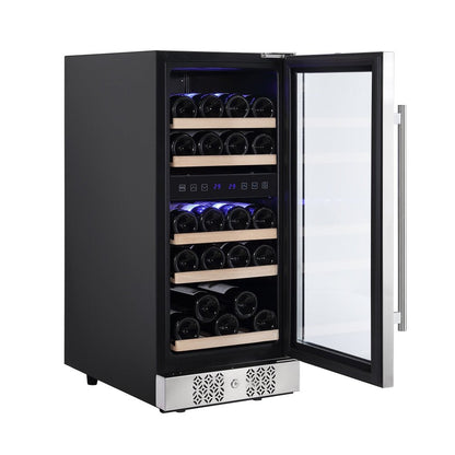 Empava Wine Fridge 15" Dual Zone Compact Small EMPV-WC02D
