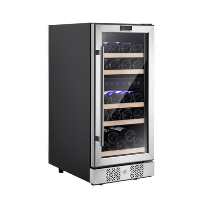 Empava Wine Fridge 15" Dual Zone Compact Small EMPV-WC02D