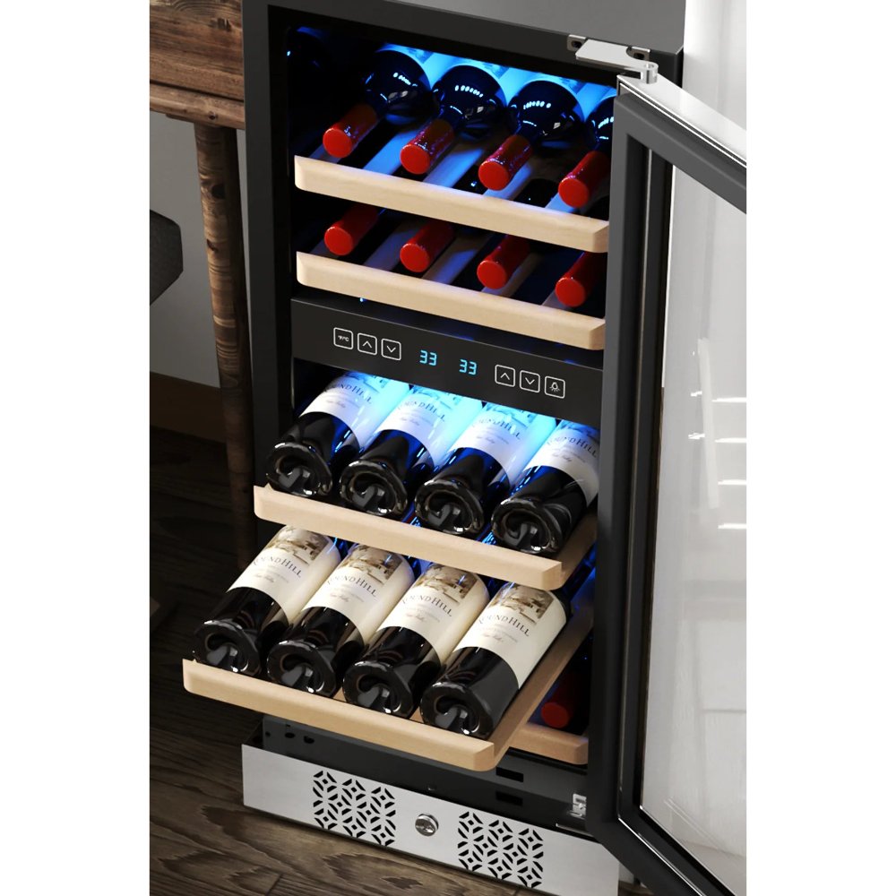 Empava Wine Fridge 15" Dual Zone Compact Small EMPV-WC02D
