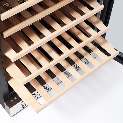 Empava Wine Cooler 24 Inch 52 Bottle Single Zone Stainless Steel EMPV-WC03S