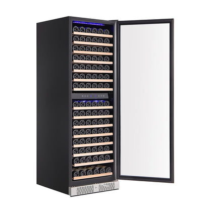 Empava Dual Zone Wine Cooler 70 inch Tall Wine Fridge EMPV-WC08D