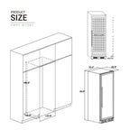 Empava EMPV-WC08D 160-Bottle Dual Zone Wine Refrigerator