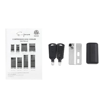 Empava Dual Zone Wine Cooler 70 inch Tall Wine Fridge EMPV-WC08D