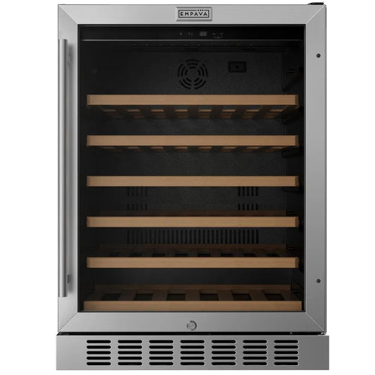 Empava 24 Inch Wine Cooler Wine Fridge 46 Bottles EMPV-WC11S