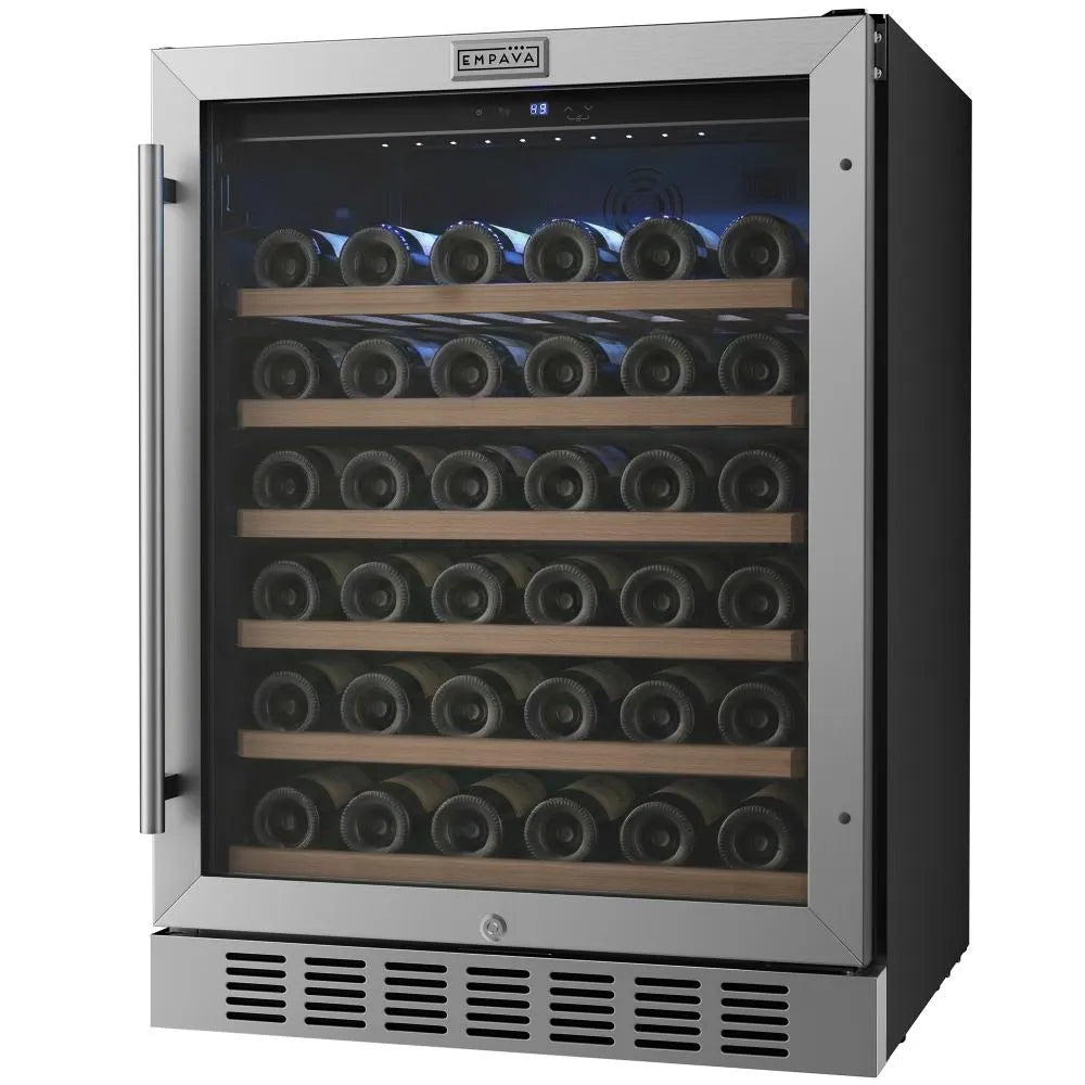 Empava 24 Inch Wine Cooler Wine Fridge 46 Bottles EMPV-WC11S