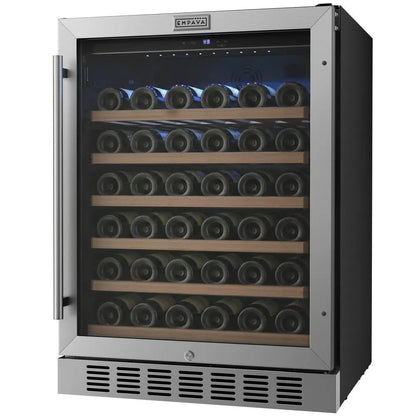 Empava 24 Inch Wine Cooler Wine Fridge 46 Bottles EMPV-WC11S