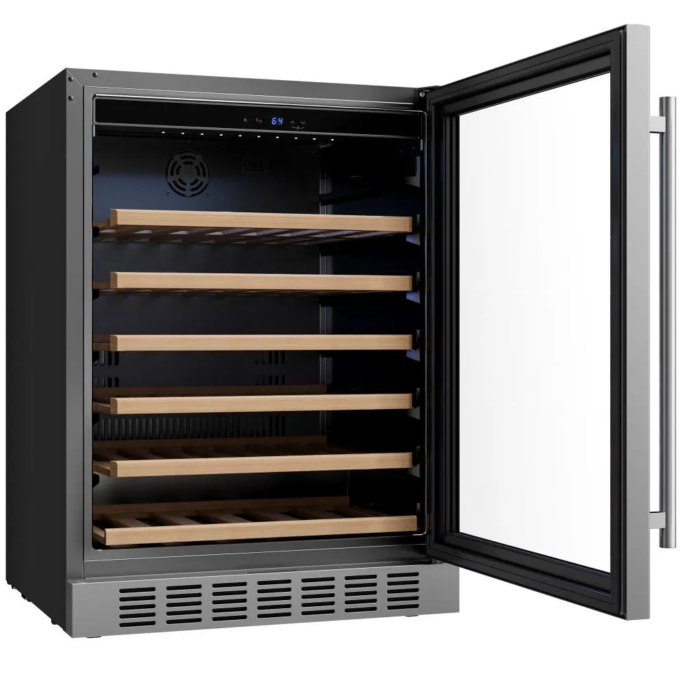Empava 24 Inch Wine Cooler Wine Fridge 46 Bottles EMPV-WC11S