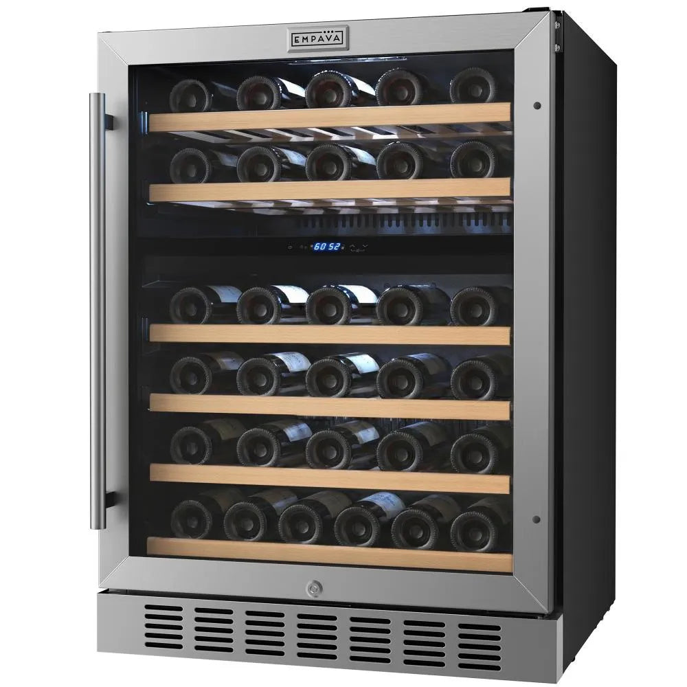 Empava EMPV-WC12D 46-Bottle Dual Zone Wine Fridge