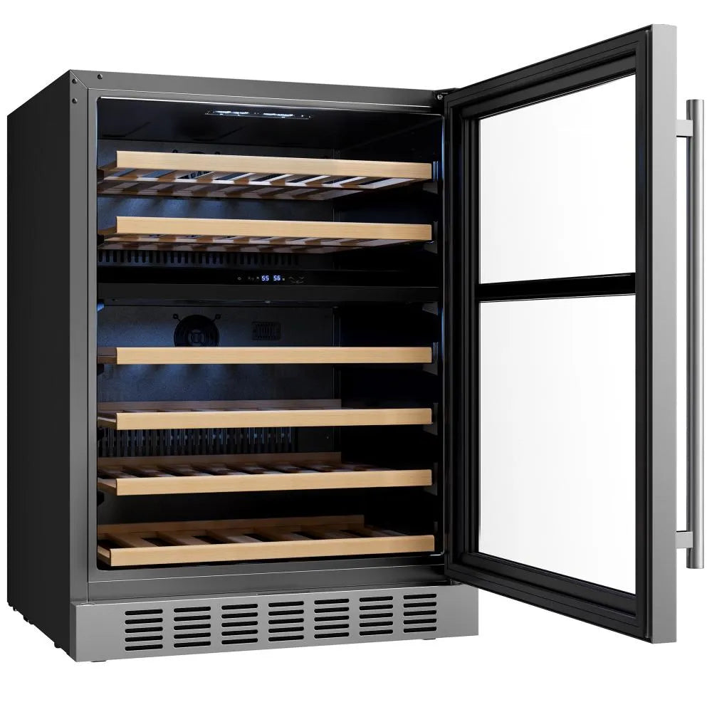 Empava EMPV-WC12D 46-Bottle Dual Zone Wine Fridge