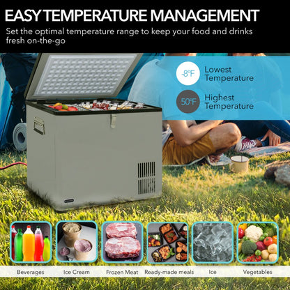 Whynter FM-45G 45 Quart Portable Fridge/Freezer with Fast Freeze FM-45G