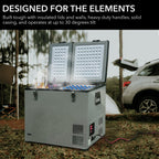 Whynter FM-62DZ 62-Quart Dual Zone Portable Fridge/Freezer