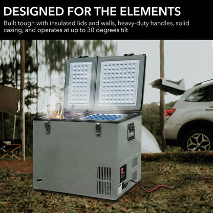 Whynter FM-62DZ Dual Zone Portable Fridge/Freezer 62 Quart FM-62DZ