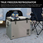 Whynter FM-62DZ 62-Quart Dual Zone Portable Fridge/Freezer