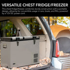Whynter FM-62DZ 62-Quart Dual Zone Portable Fridge/Freezer