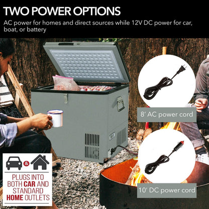 Whynter FM-65G 65 Quart Portable Fridge/Freezer with Fast Freeze FM-65G