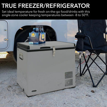 Whynter FM-85G 85 Quart Portable Fridge/Freezer Dual Zone Cooling FM-85G
