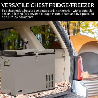 Whynter FM-85G 85 Quart Portable Fridge/Freezer Dual Zone Cooling FM-85G