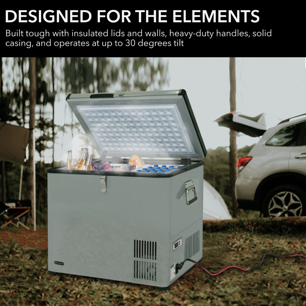 Whynter FM-85G 85 Quart Portable Fridge/Freezer Dual Zone Cooling FM-85G
