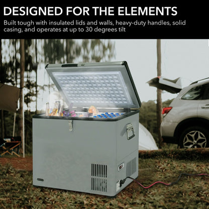 Whynter FM-85G 85 Quart Portable Fridge/Freezer Dual Zone Cooling FM-85G