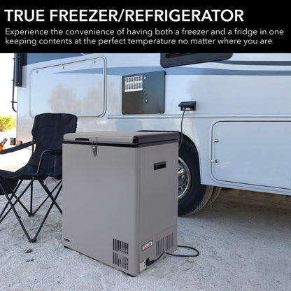 Whynter Portable Wheeled Fridge/Freezer 95 Qt with 12V FM-951GW
