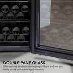 Whynter FWC-1201BB 124-Bottle Wine Refrigerator