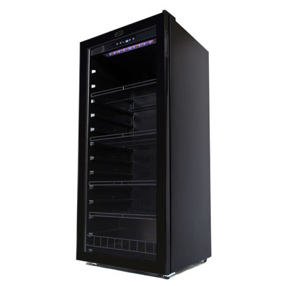 Whynter Wine Refrigerator 124 Bottle Freestanding Black Cabinet FWC-1201BB