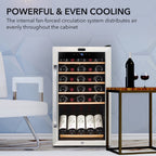Whynter FWC-341TS 34-Bottle Wine Refrigerator