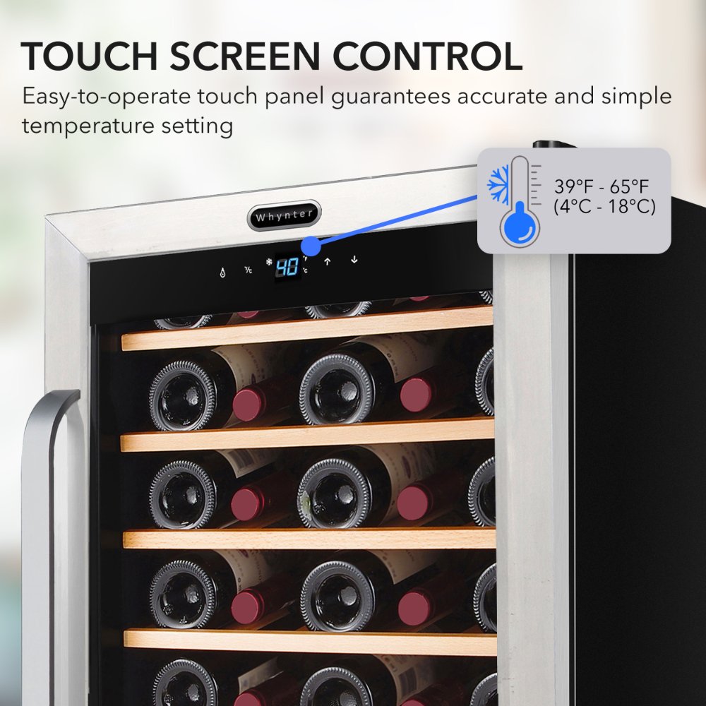 Whynter FWC-341TS 34-Bottle Wine Refrigerator
