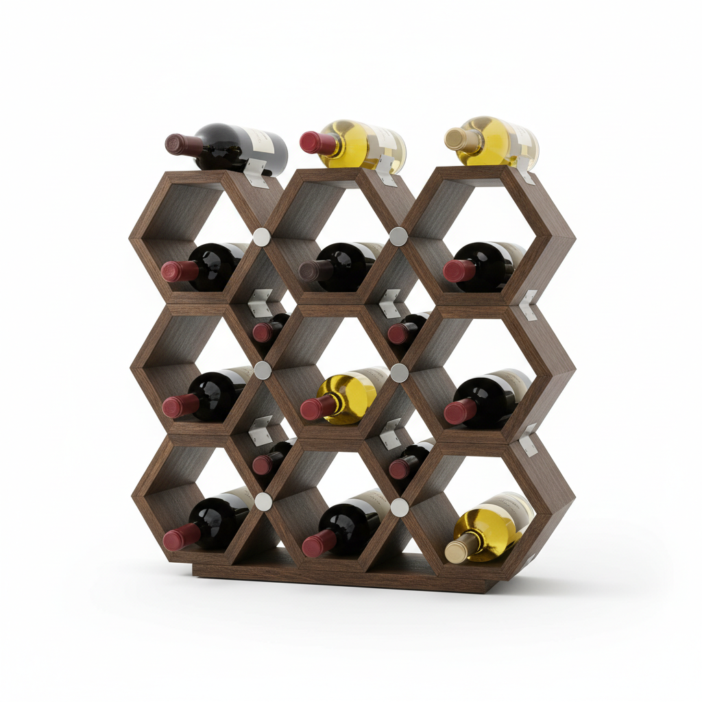Honeycomb Modular Wine Rack