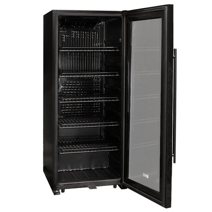 Allavino Contemporary 102-Bottle Single Zone Wine Refrigerator Black Glass KWR102S-1BGR