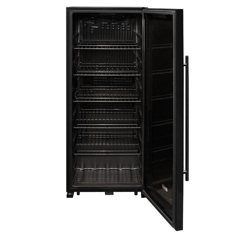 Allavino Contemporary 102-Bottle Single Zone Wine Refrigerator Black Glass KWR102S-1BGR