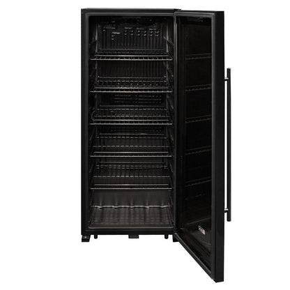 Allavino Contemporary 102-Bottle Single Zone Wine Refrigerator Black Glass KWR102S-1BGR