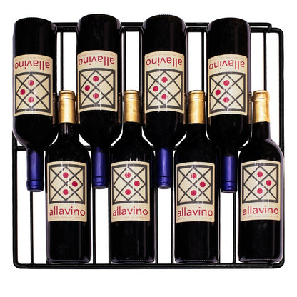 Allavino Contemporary 102-Bottle Single Zone Wine Refrigerator Black Glass KWR102S-1BGR