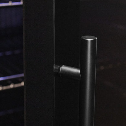 Allavino Contemporary 102-Bottle Single Zone Wine Refrigerator Black Glass KWR102S-1BGR