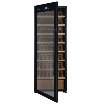 Allavino 248-Bottle Single Zone Wine Refrigerator with Display Shelves KWR248S-1BGL