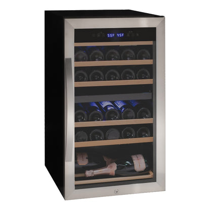 Allavino Wine Cooler 28 Bottle Dual Zone Freestanding Stainless Steel KWR28D-2SR