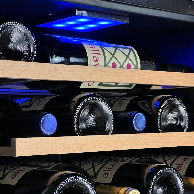 Allavino KWR28D-2SR 28-Bottle Dual Zone Wine Refrigerator