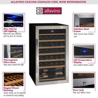 Allavino KWR33S-1SR 33-Bottle Single Zone Wine Refrigerator