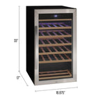 Allavino KWR33S-1SR 33-Bottle Single Zone Wine Refrigerator