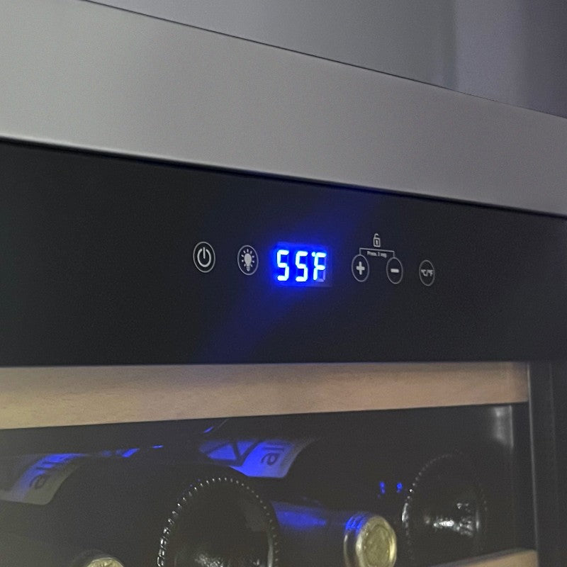 Allavino KWR43D-2SR 43-Bottle Dual Zone Wine Refrigerator