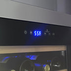 Allavino KWR43D-2SR 43-Bottle Dual Zone Wine Refrigerator