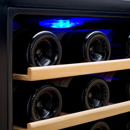 Allavino Cascina 47 Bottle Dual Zone Freestanding Wine Cooler with Stainless Steel Door KWR47D-2SR