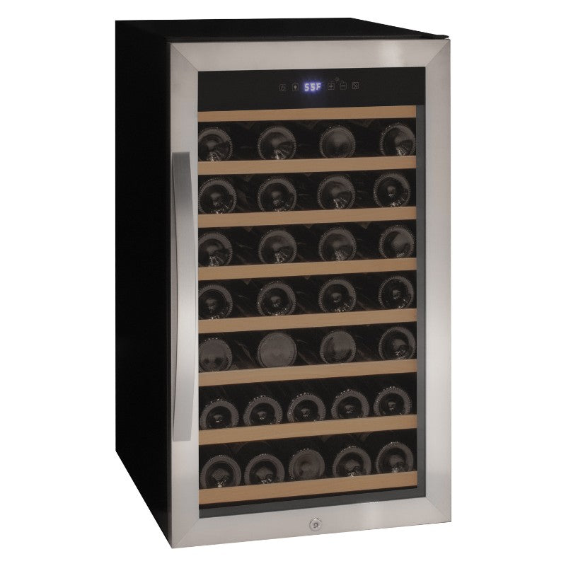 Allavino Wine Cooler 50 Bottle Single Zone Freestanding Stainless Steel KWR50S-1SR