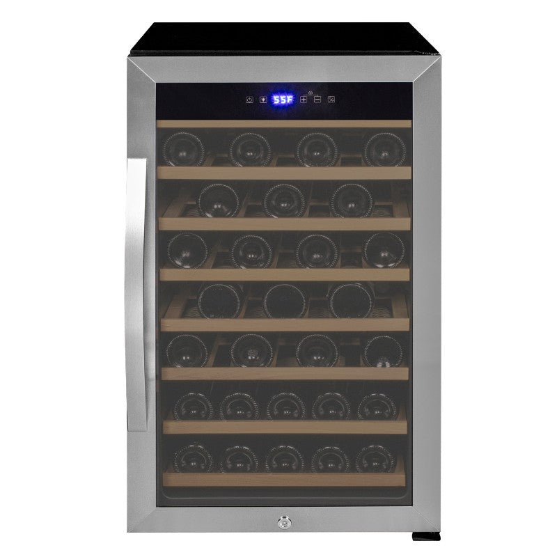 Allavino Wine Cooler 50 Bottle Single Zone Freestanding Stainless Steel KWR50S-1SR