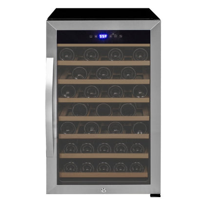 Allavino Wine Cooler 50 Bottle Single Zone Freestanding Stainless Steel KWR50S-1SR